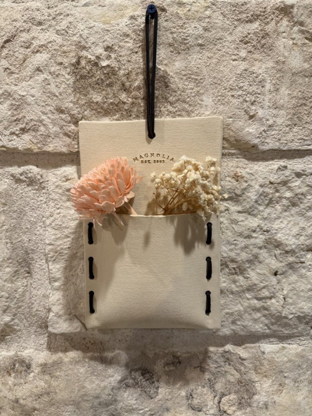 Magnolia Farms Ceramic Wall Pocket